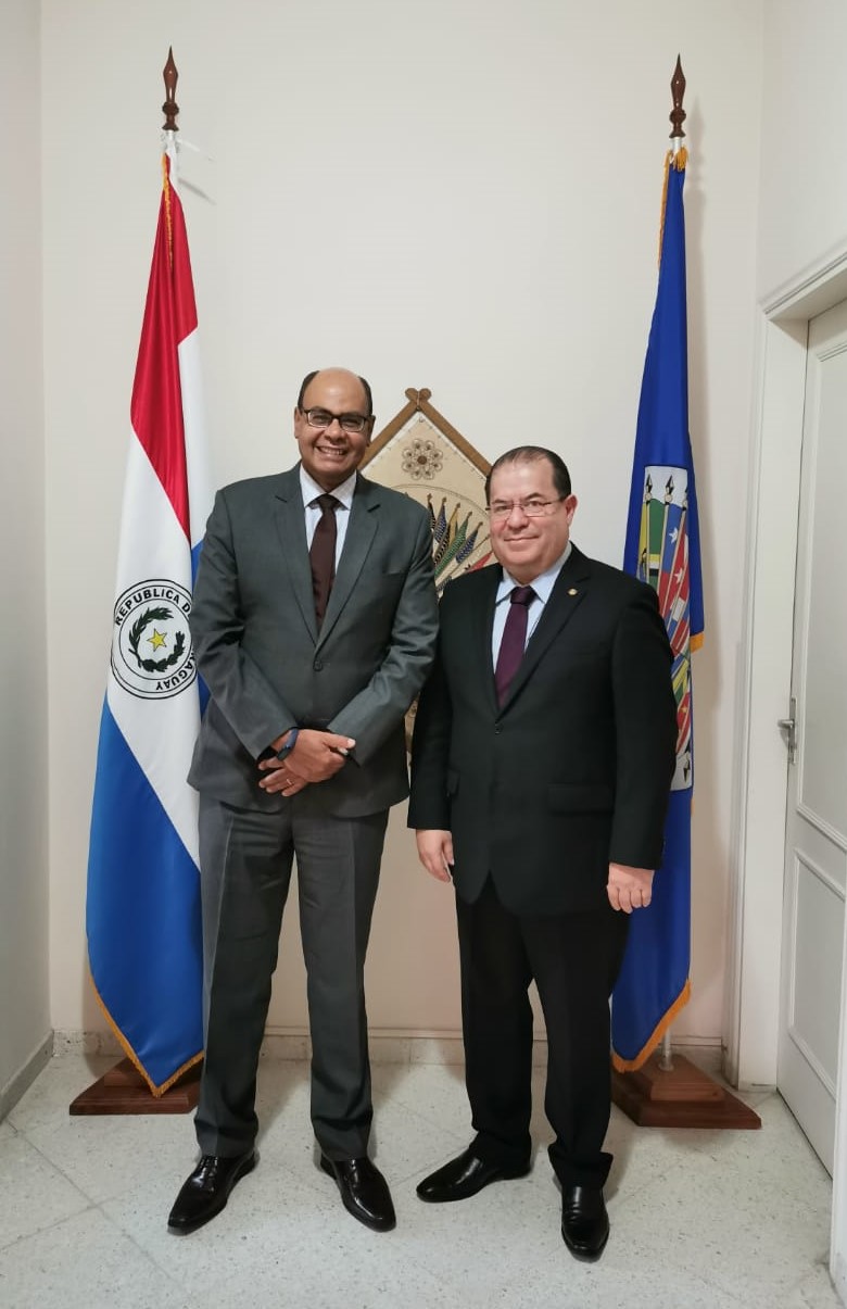 Visita del nuevo Embajador de la República Federativa del Brasil, Flavio Soares Damico(16 de diciembre de 2019)